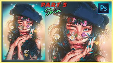 [ Photoshop Tutorial ] How to Create Stunning VEXEL Art Portrait - PART 5 SKIN