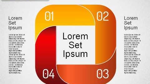 Mobius Strip Stage Shapes for PowerPoint by PoweredTemplate.com