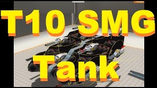 Robocraft T10 SMG Tank Tutorial & Gameplay