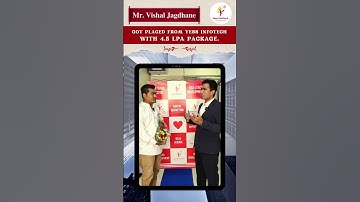 Congratulations Vishal Jagdhane For Successful Placement #yessinfotech #success #placement #job