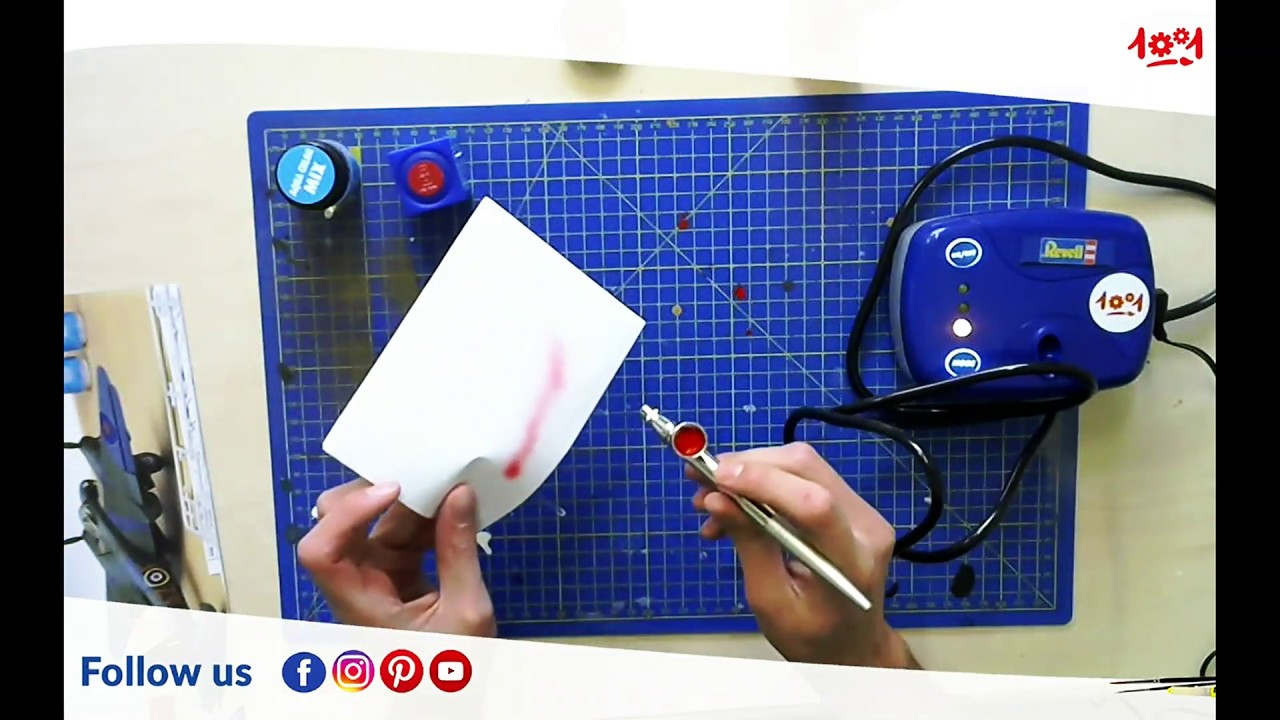 Tutoriel débuter à l'aérographe Revell 39199 YouTube