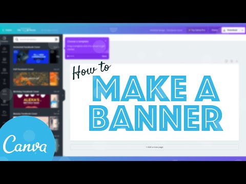 Video: Cum Se Creează Un Banner