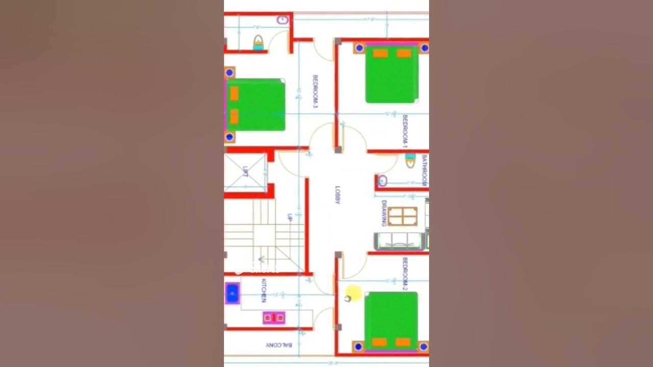 25-33-house-plan-with-car-parking-youtube
