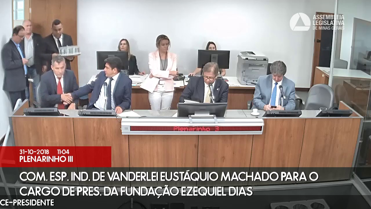 minas gerais aeropuerto 31/10/2018 11:00 - Com. Esp. Ind. de Vanderlei Eustáquio Machado para o cargo de Pres. da ...