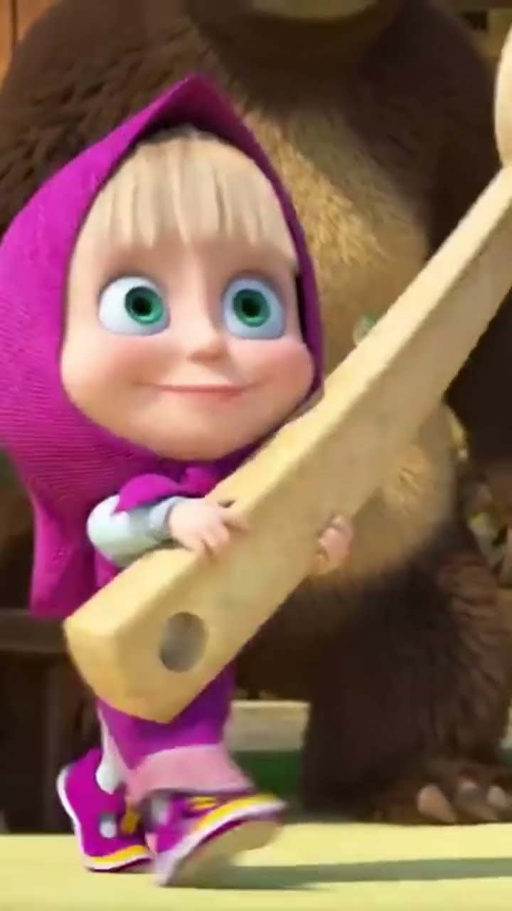 ¡A bañarse! ?? #Shorts #mashabear #mashaoso #ElPoderDelBaño #niños #animación #shortsfeed