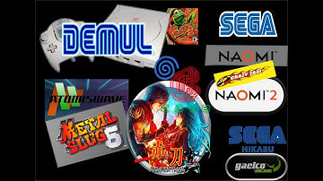 Demul Sega Dreamcast, Naomi-Naomi2, Atomiswave, Cave CV1000  Emu Using Mame Roms-Chds&Bios TLine(CC)