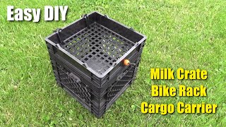 DIY Milk Crate Rear Rack Cargo Carrier