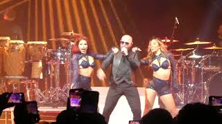 Pitbull On the Floor I Like It DJ Got Us Falling in Love live concert Poptopia San Jose CA Dec 2022