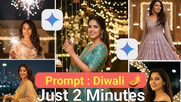 ✨ Diwali AI Image Prompt | Create Beautiful Diwali Photos in Just 2 Minutes! 🪔 | AI Editing Magic