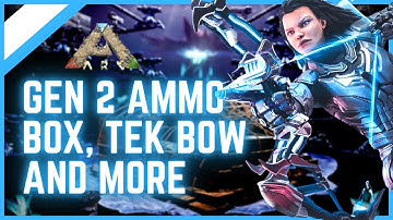 Ammo Box Tek Bow and More Genesis 2 Gear Ark Survival Evolved