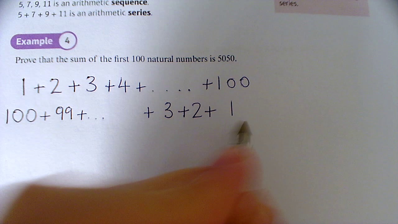 Year 2 Pure - P3.2 Arithmetic Series - Example 4 - YouTube