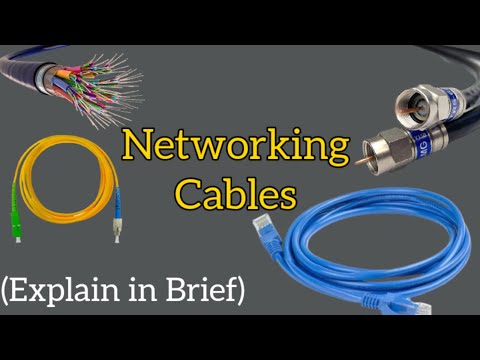 Networking Cables & Types Of Networking Cables | Coaxial, Twisted Pair, Fiber Optics