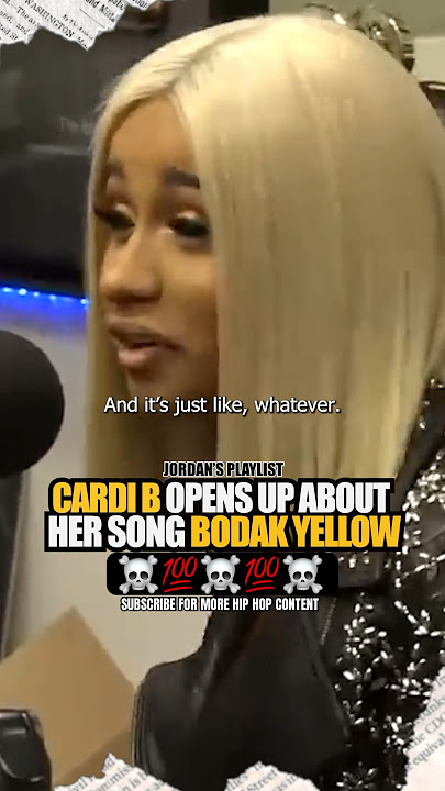 Cardi B - Bodak Yellow 🎥💵💯 #cardib #hiphop #rap
