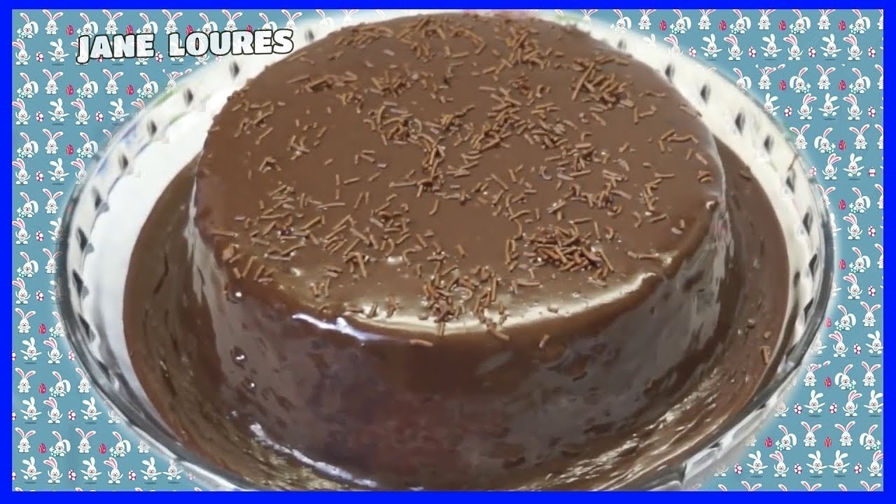 Bolo Cenoura Com muito Chocolate