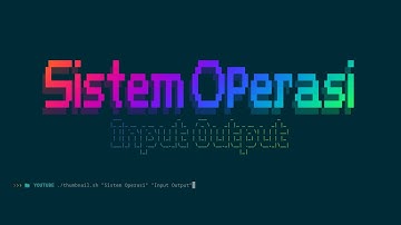 Sistem operasi input output