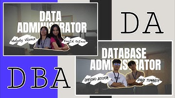 Difference between: Data Administrator & Database Administrator