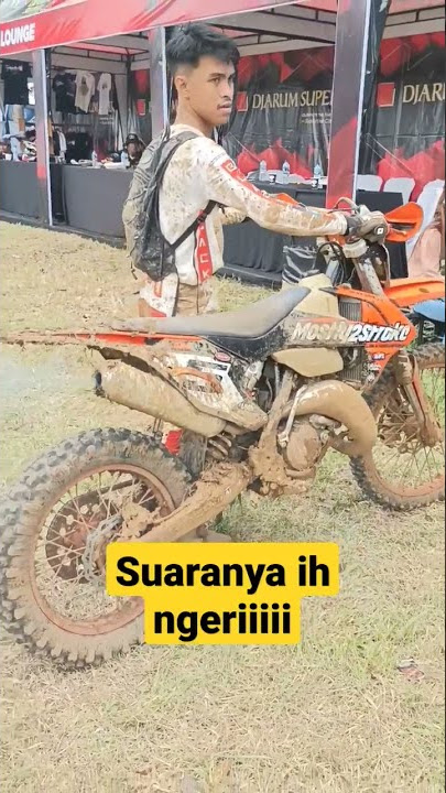 Suara motor trail gaharrrr!