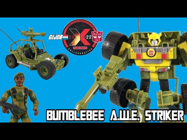 Transformers X G.I. Joe Crossover Bumblebee A.W.E. Striker