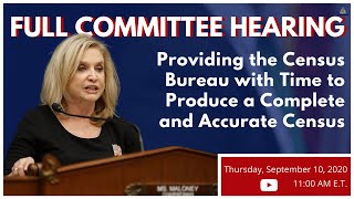 Hybrid Hearing Providing the Census Bureau with the Time to Produce a Complete and Accurate Census