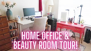 HOME OFFICE & BEAUTY ROOM TOUR 2022