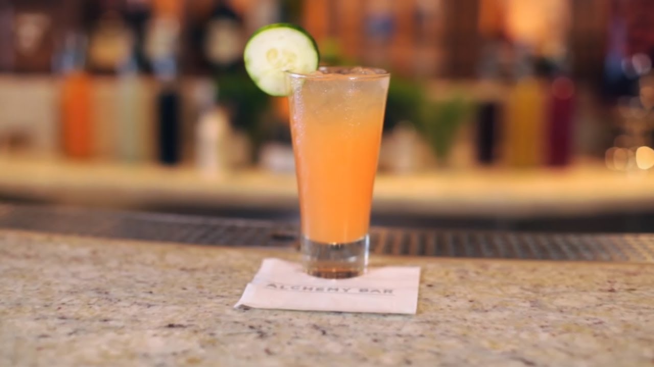 Cucumber Sunrise Cocktail Recipe Carnival Cruise Line YouTube