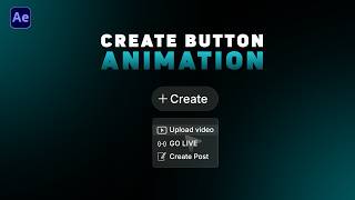 Create a Modern UI Button Animation in After Effects | Motion Graphics Tutorial