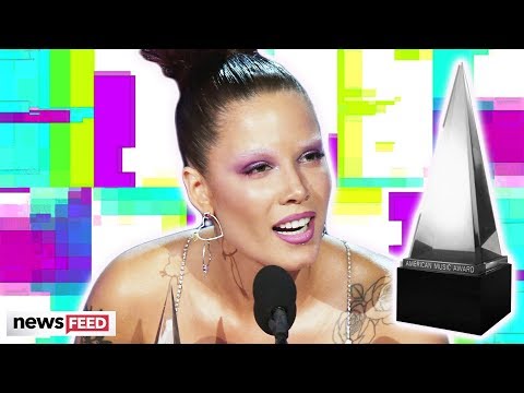 Halsey SHADES Grammys In AMAs Acceptance Speech!