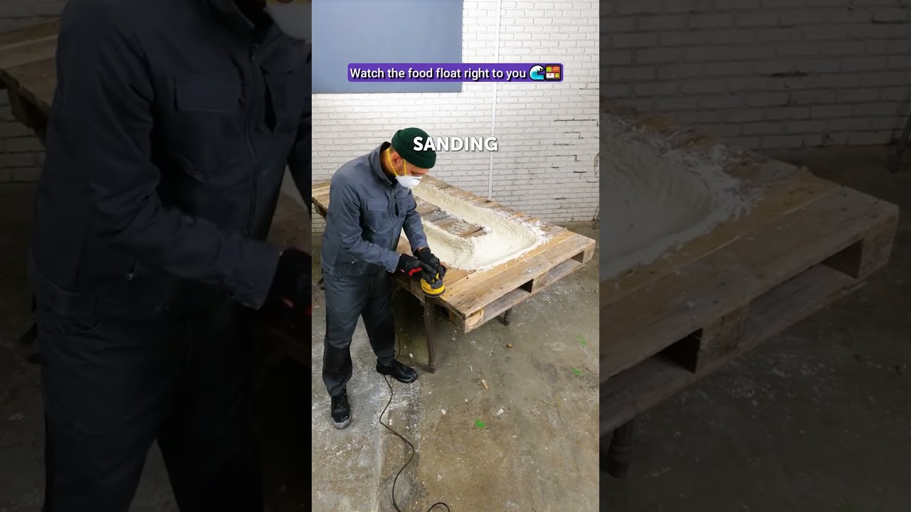 DIY moving table for sharing food 🍣✨ 