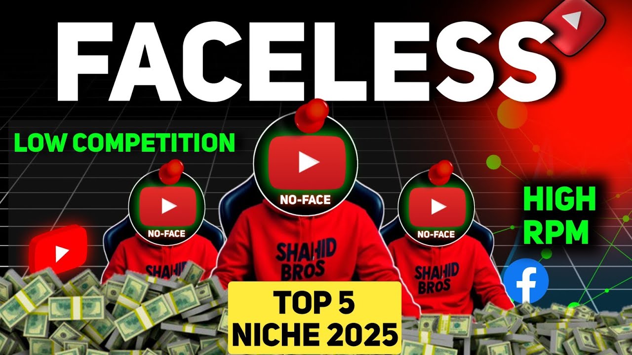 Top 5 High RPM Faceless YouTube Niches in 2025 💰 AI Video Generator ...