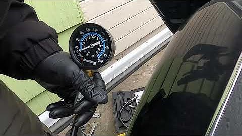 Harley rear cylinder compression check