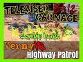 Gaslands Battle Report: Televised Carnage Ep. 12 - Zombie Bash (Verney vs Highway Patrol)