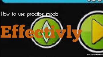 How to use practice mode EFFECTIVLY | Geometry Dash tutorials
