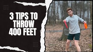 How to Throw 400 Feet in Disc Golf! || Disc Golf Beginner Series