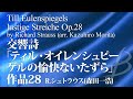 交響詩「ティル・オイレンシュピーゲルの愉快ないたずら」作品28／R.シュトラウス(森田一浩) Till Eulenspiegels lustige Streiche Op.28 YDAS-C06