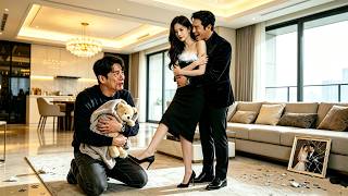With daughter, he sees wife kiss a rich heir! She dumps them; he's richest again. She begs too late!