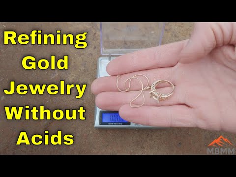 Refining 14k Gold Jewelry Scrap To Precious Metals