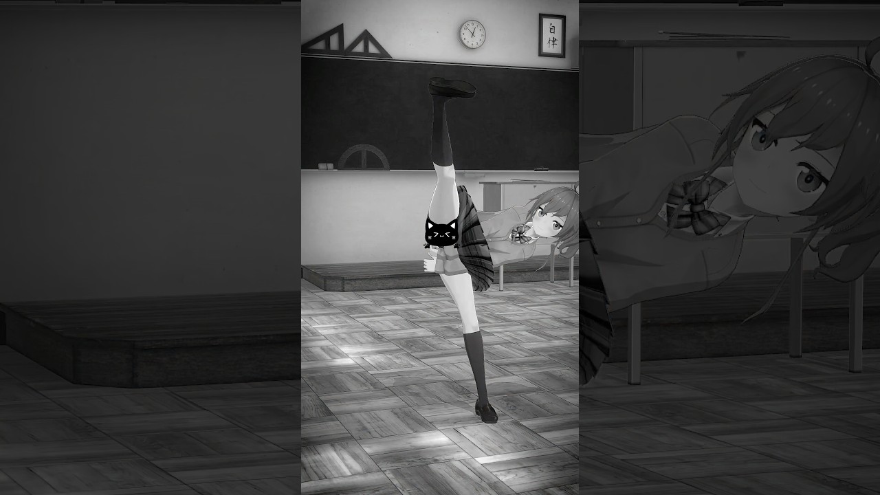 みんなは出来るー？柔軟チャレンジだー！