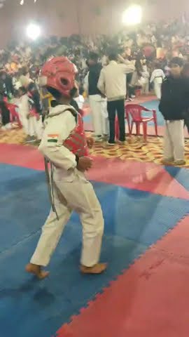 Abdul Basit red chest guard, Aligarh Martial Art Academy, open National ...