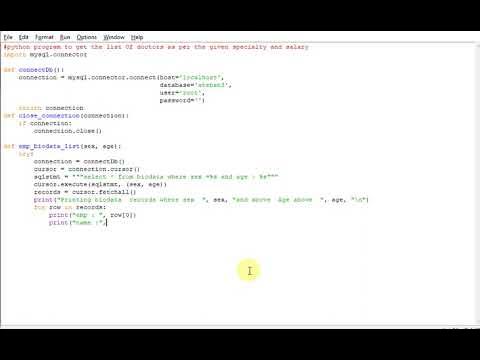 python program to get the list Of biodata as per the given sex and age ...