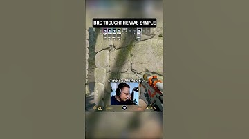 Bro thought he was s1mple #cs2 #counterstrike #csgo #s1mple #faze