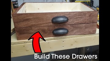 Build Some Desk Drawers