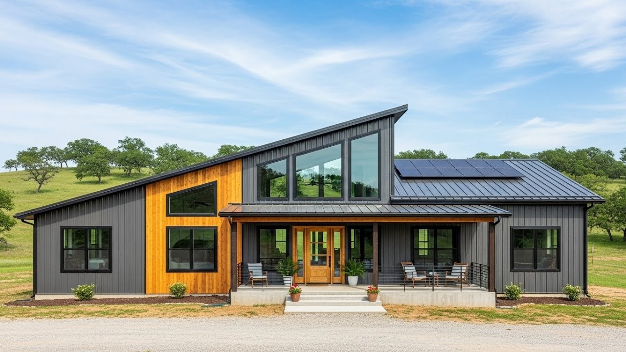 Лучшие проекты модульных сборных барндоминиумов 2026 года | Вас это потрясет, и вы обязательно до...