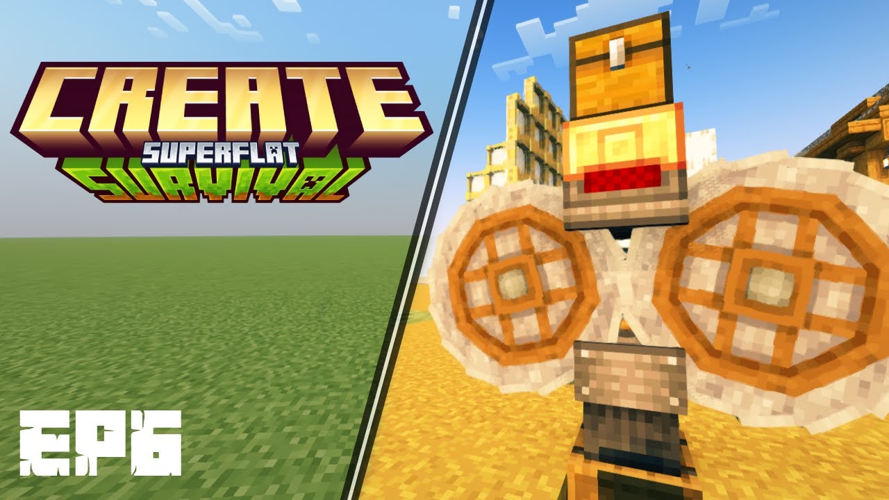CREATE SUPERFLAT SURVIVAL EP6 UNA NUEVA MANERA DE CONSEGUIR MUCHOS ...