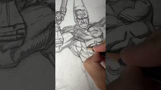 Batman Arkham City WIP 🦇 #batman #batmanarkham #batmanarkhamcity #drawing #sketch #comics #comicart