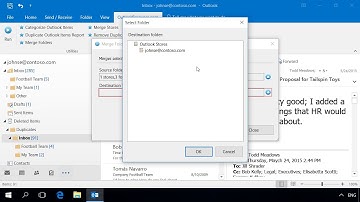 Merge Outlook Folders