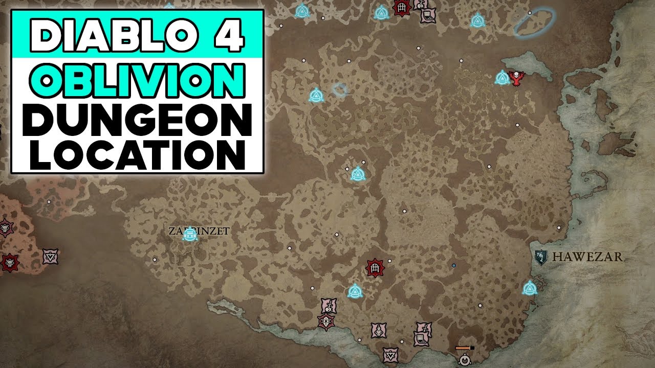 DIABLO 4 OBLIVION DUNGEON LOCATION YouTube DIABLO 4 OBLIVION DUNGEON LOCATION YouTube
