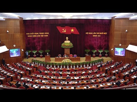 Hình ảnh khai mạc Hội nghị 11 Ban Chấp hành Trung ương Đảng khóa XII