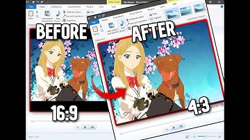 How I Turn My 4:3 photo to 16:9 for Windows Movie Maker