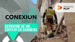 Derrumbe de un edificio en Sariñena