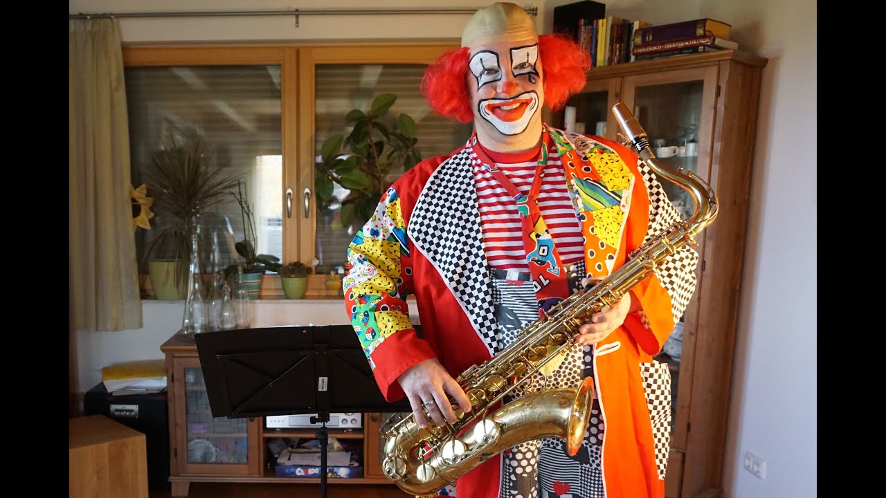 Clown der Narrhalla Landau a.d. Isar zu Corona 2020